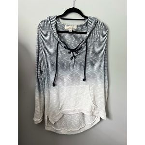 Long Sleeve Shirt with Lace Up Detail by Vintage Havana